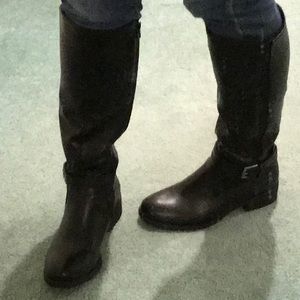 Croft & Barrow Alice knee high black boots